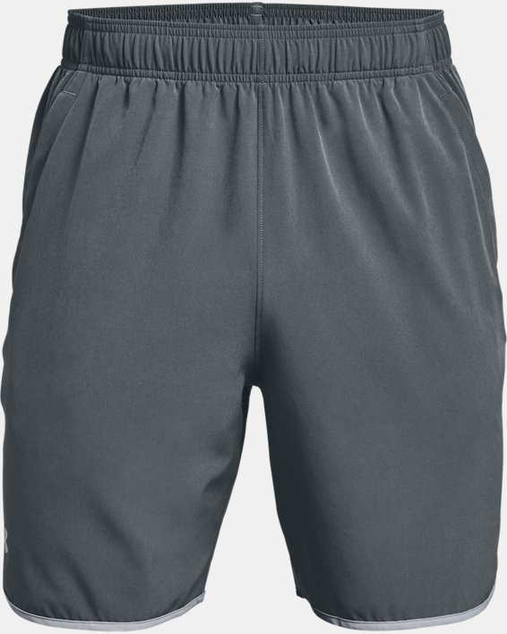 Men's UA HIIT Woven Shorts, Gray, pdpMainDesktop image number 4